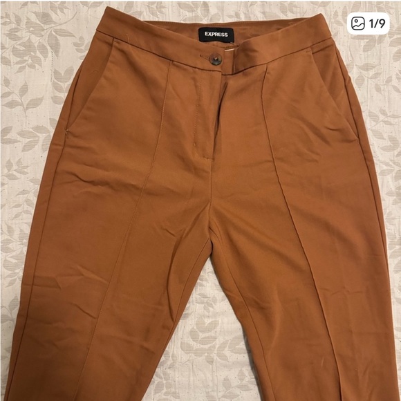 Express Women’s Tan High Rise Pants - Picture 1 of 9